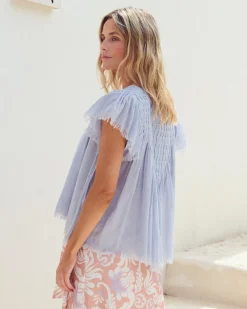 Blusa Azul Dafne