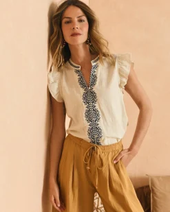 Blusa Bordada Indira