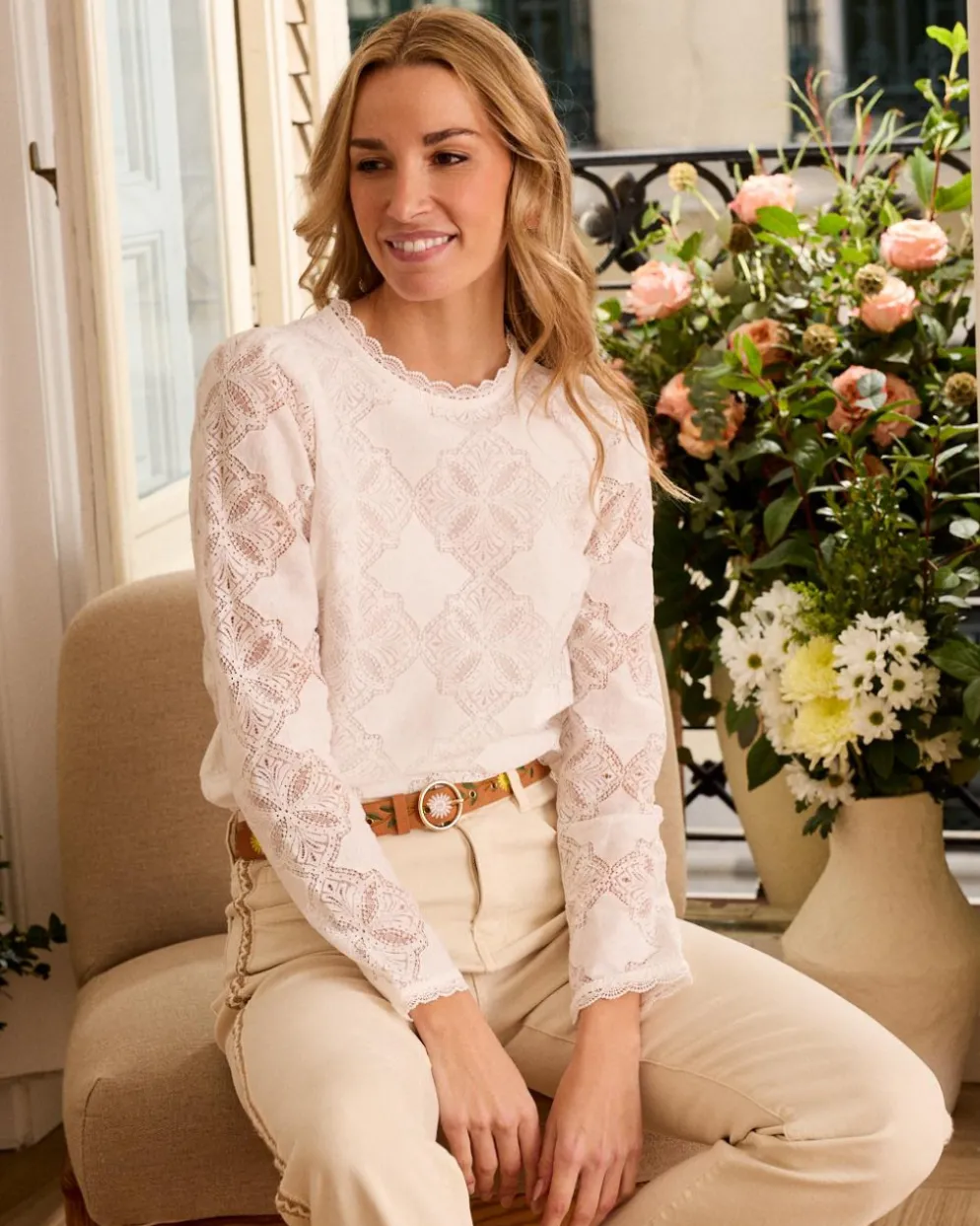Blusa Encaje Anina