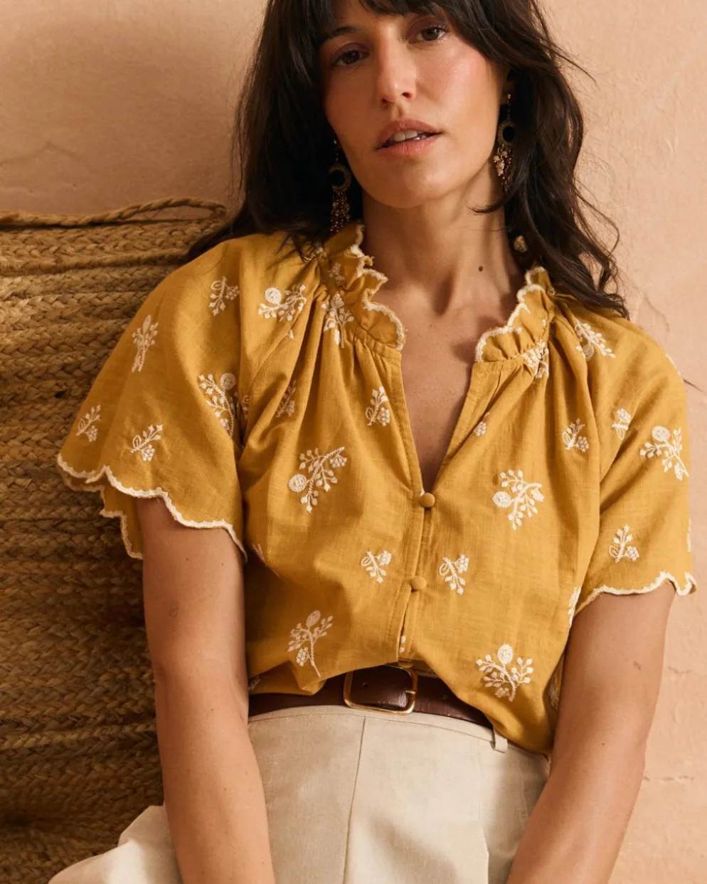 Blusa Mostaza Belén