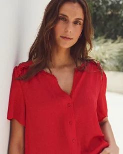 Blusa Roja Carmina