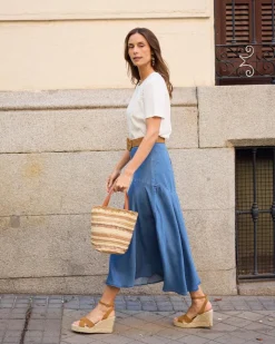 Bolso Bombonera Rafia Belisande