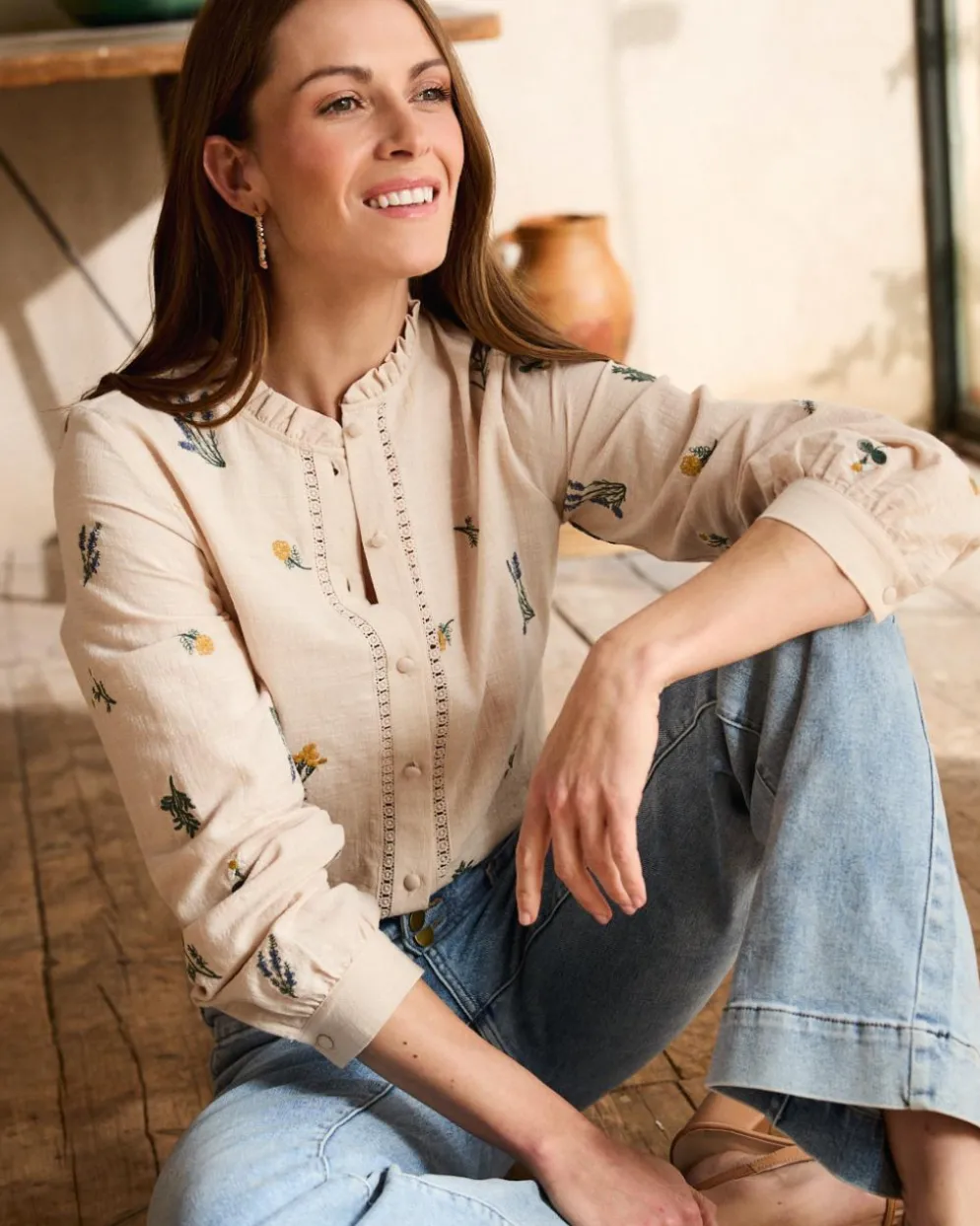 Camisa Bordados Celia