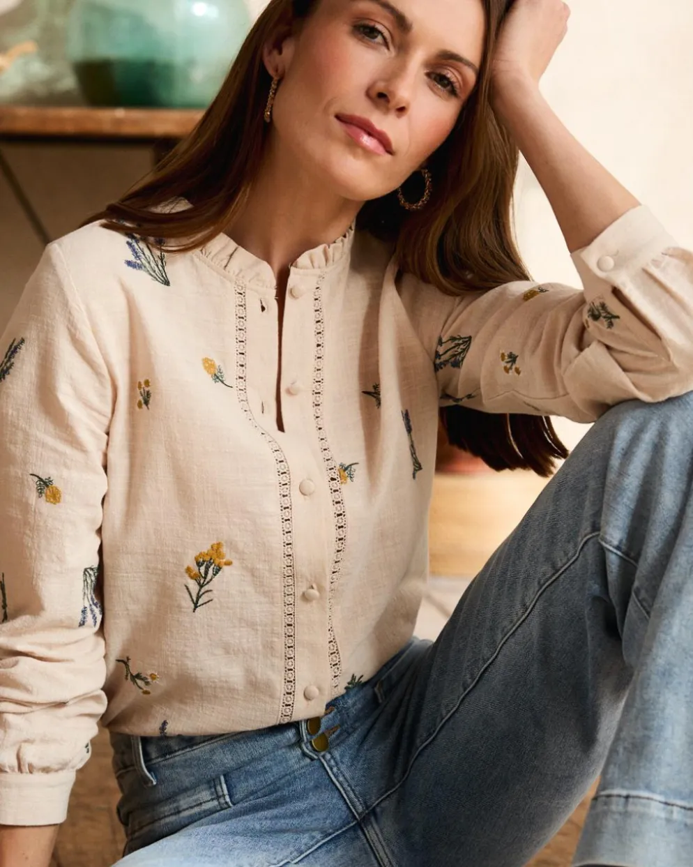 Camisa Bordados Celia