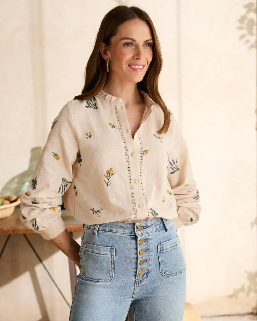 Camisa Bordados Celia