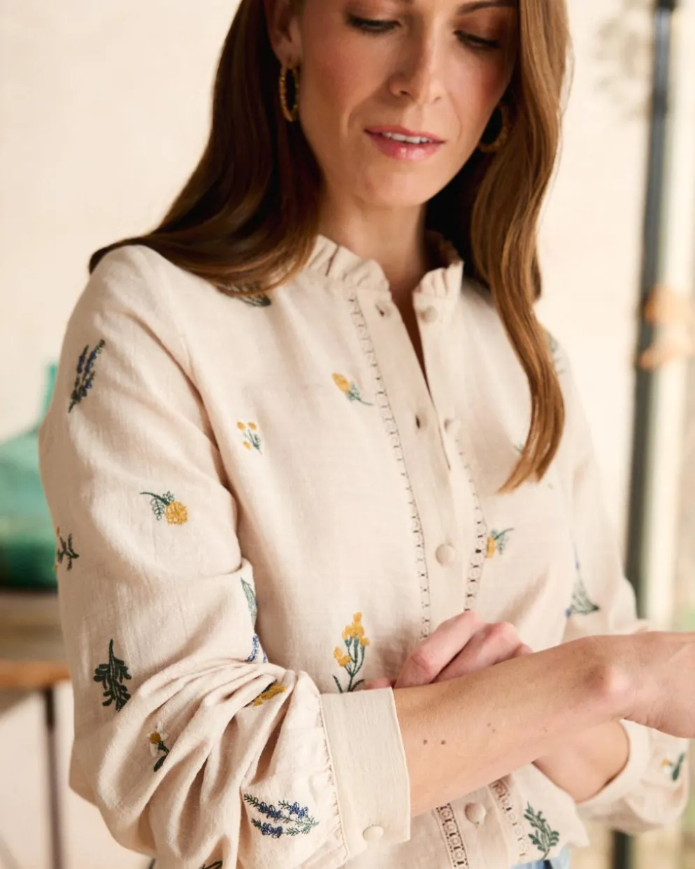 Camisa Bordados Celia