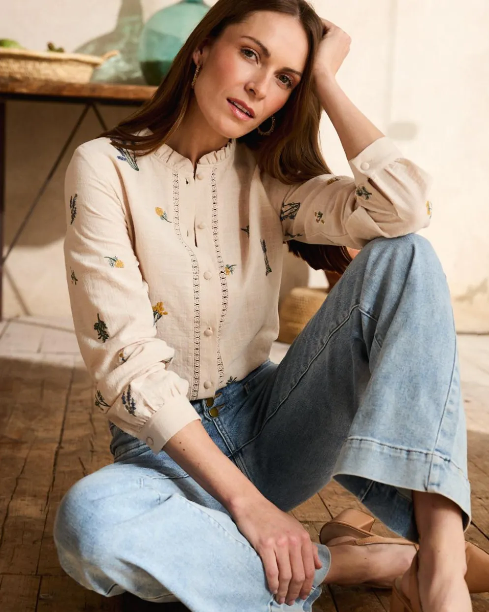 Camisa Bordados Celia