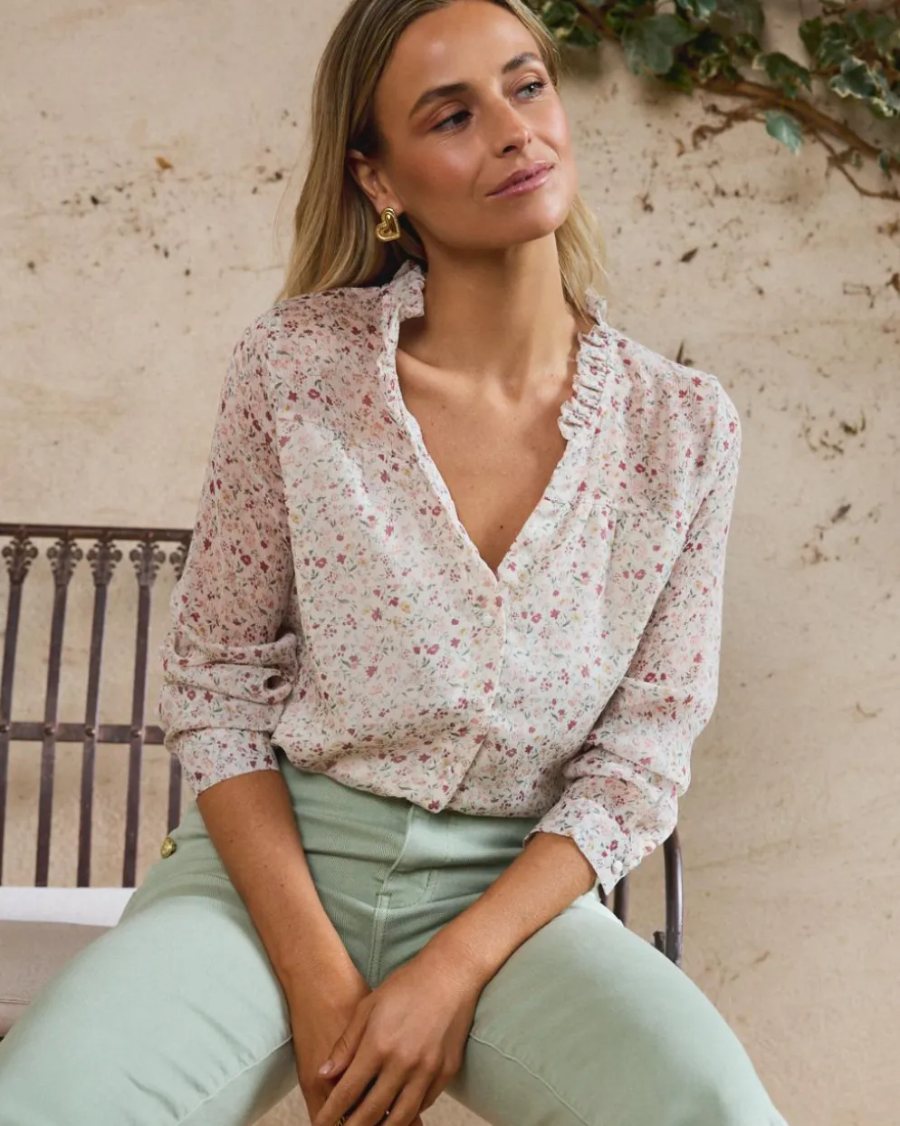 Camisa Flores Magnolia