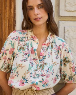 Camisa Flores Tunia