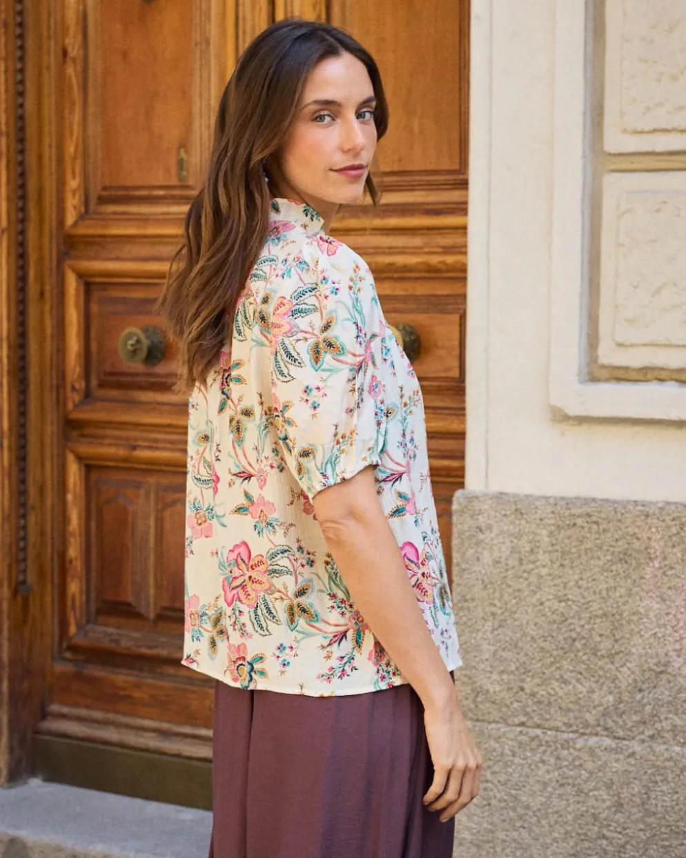 Camisa Flores Tunia