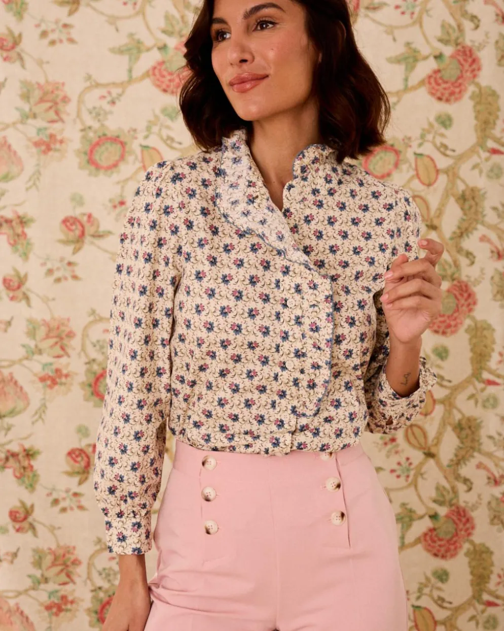 Camisa Volante Greta