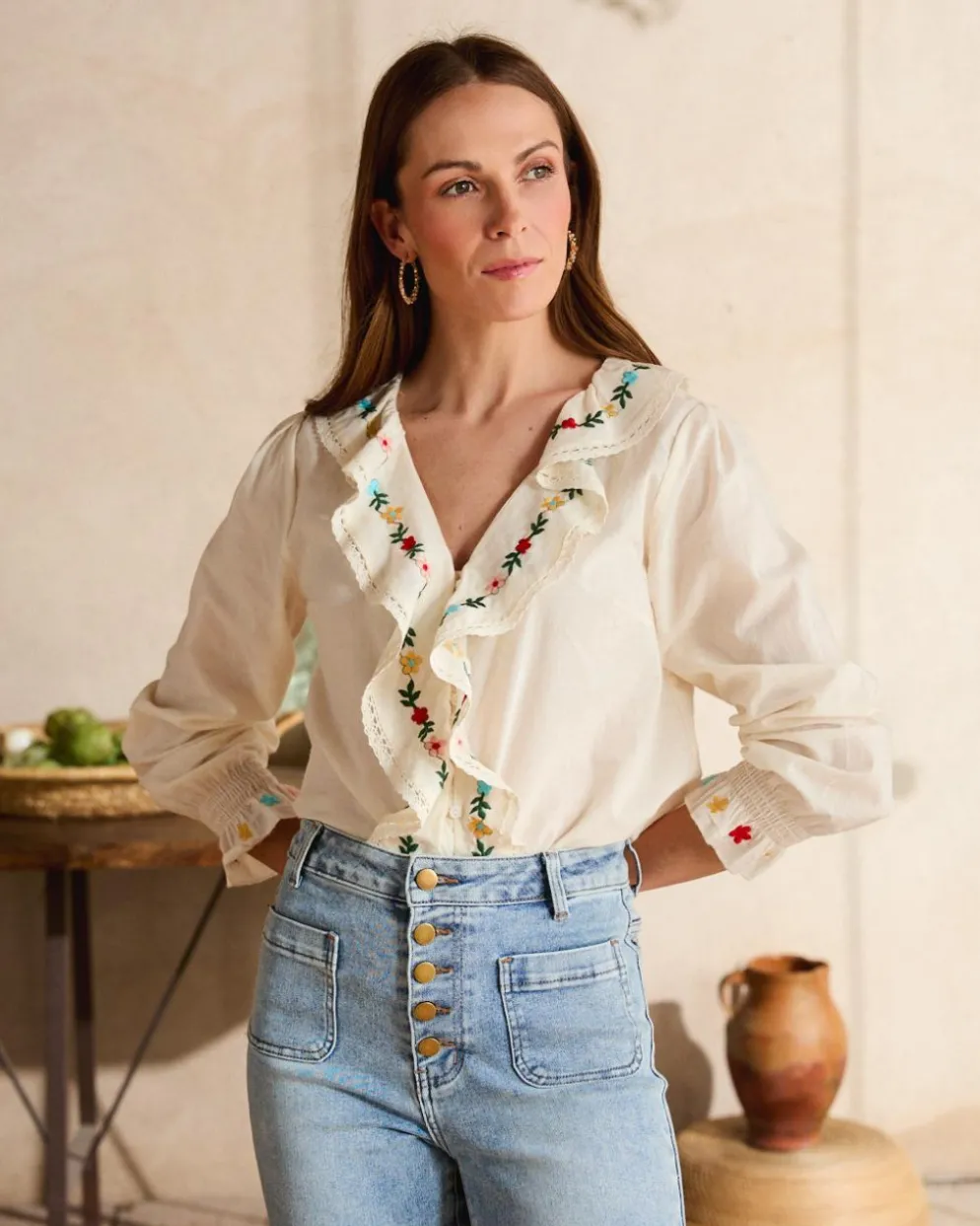 Camisa Volante Liliana