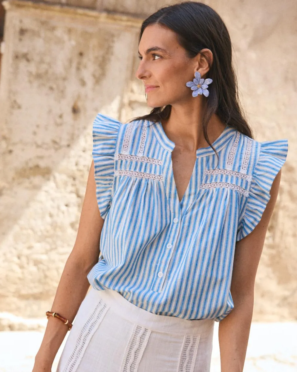 Camisa Volante Lusiana