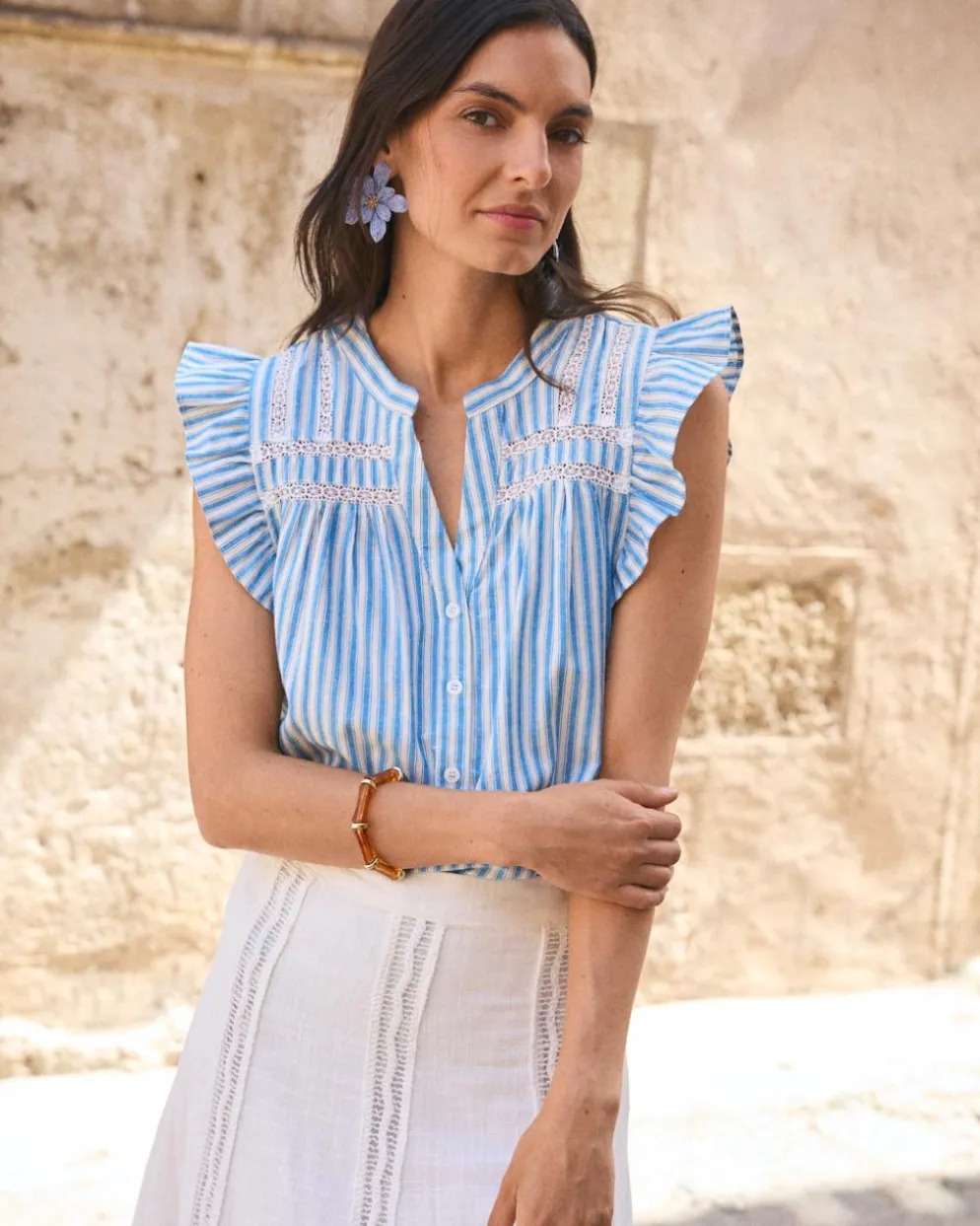 Camisa Volante Lusiana
