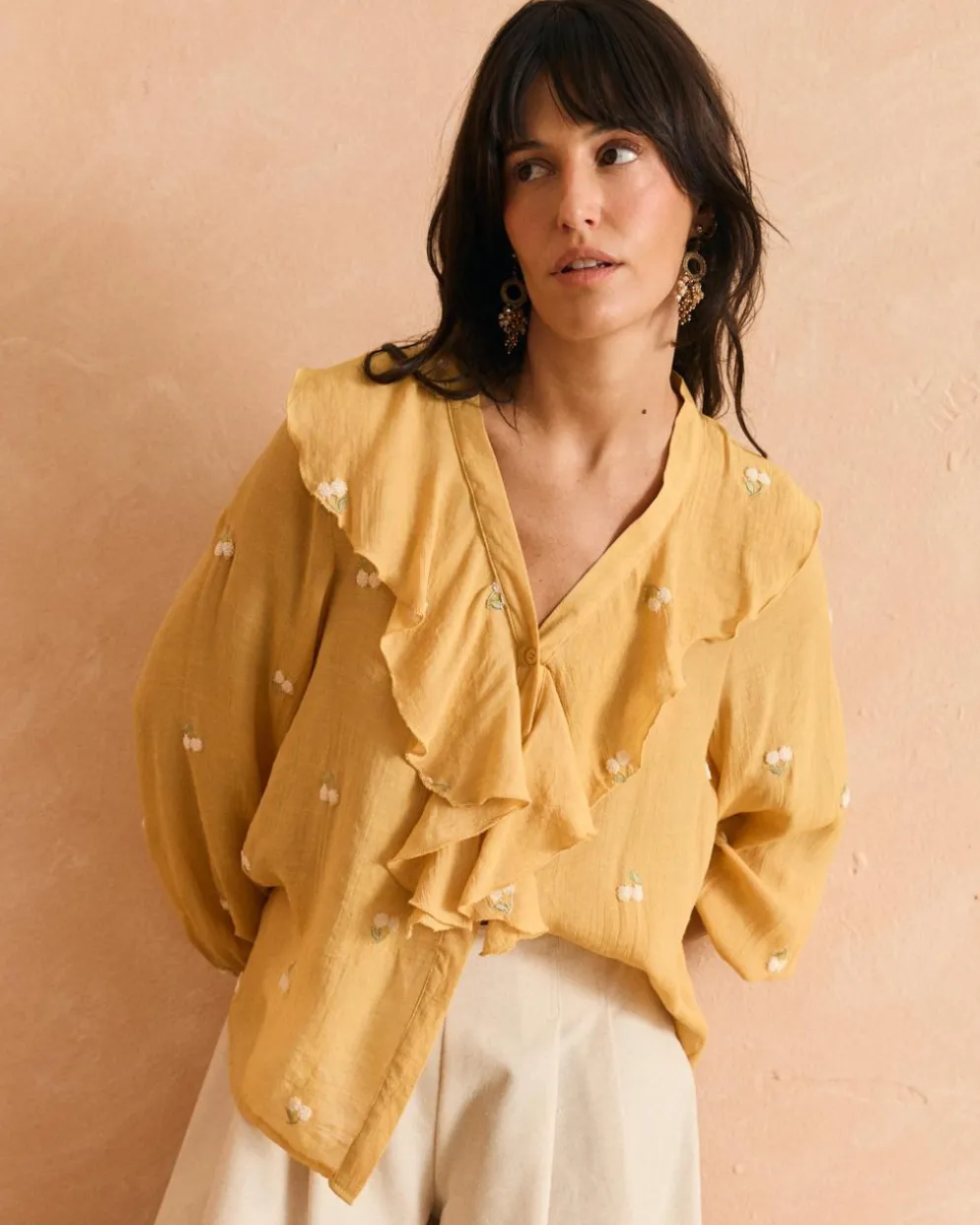 Camisa Volante Mayca