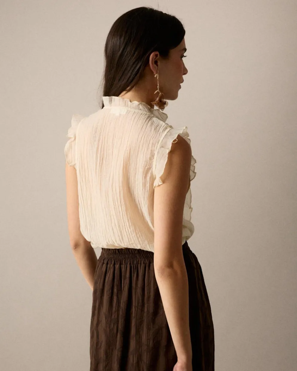 Camisa Volantes Irune