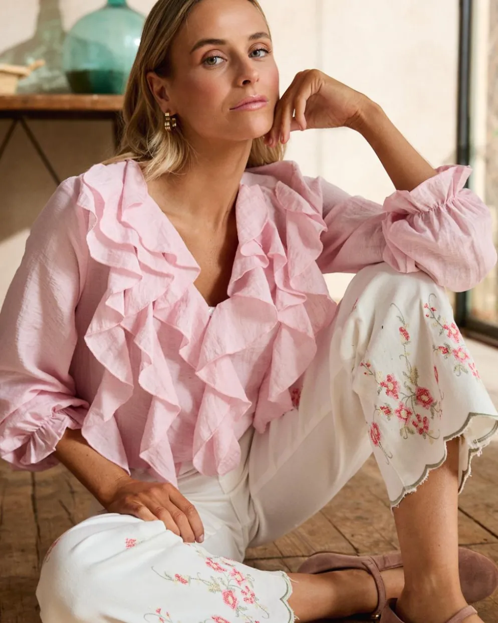 Camisa Volantes Luisa