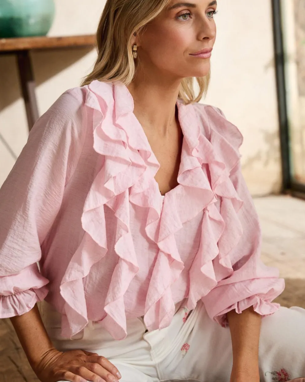 Camisa Volantes Luisa