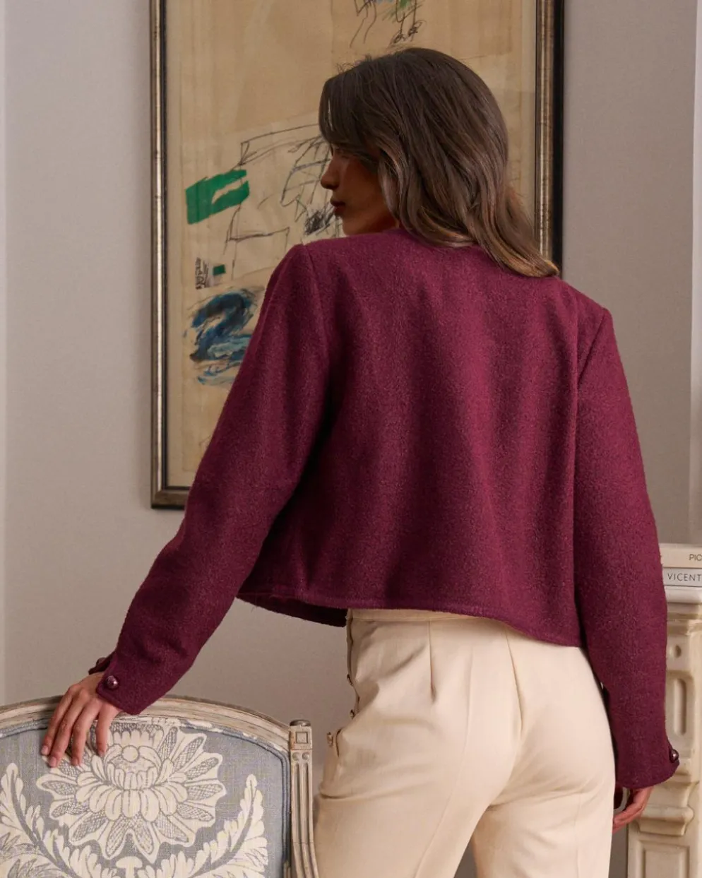 Chaqueta Burdeos Lorel