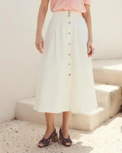 Falda Midi Clara