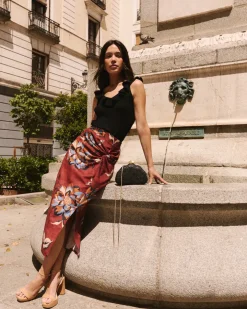 Falda Midi Estampado Zelia