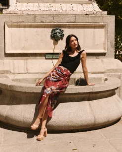 Falda Midi Estampado Zelia