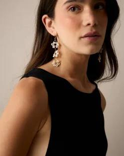 Pendientes Flor Blanca