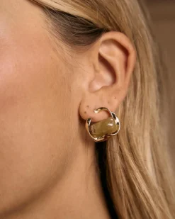 Pendientes Piedra Olivia