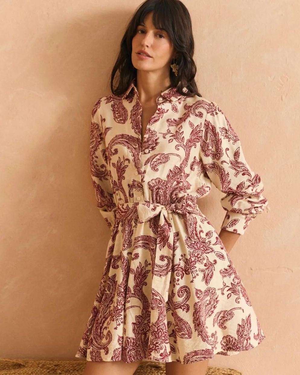 Vestido Corto Cerise