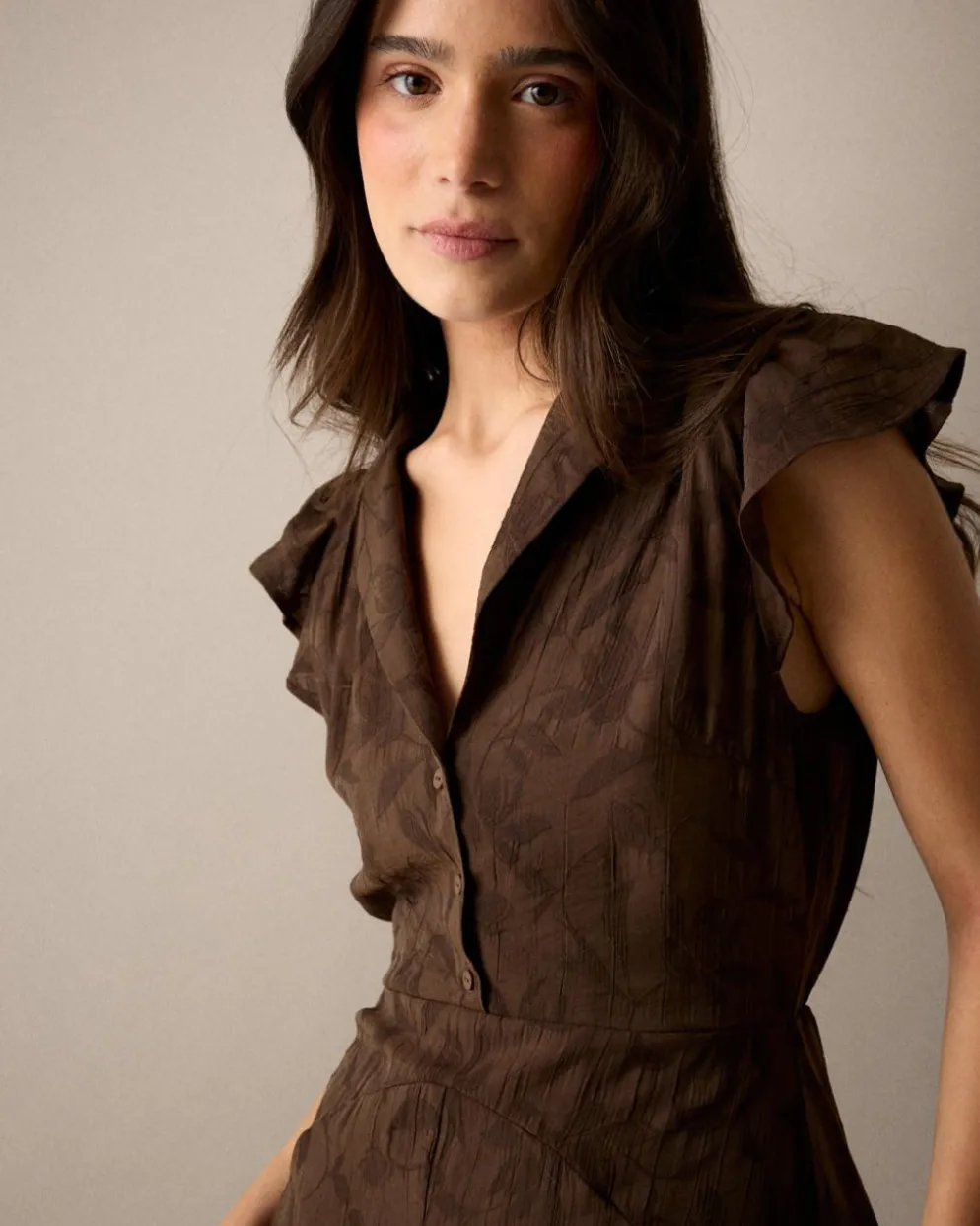 Vestido Marrón Eire