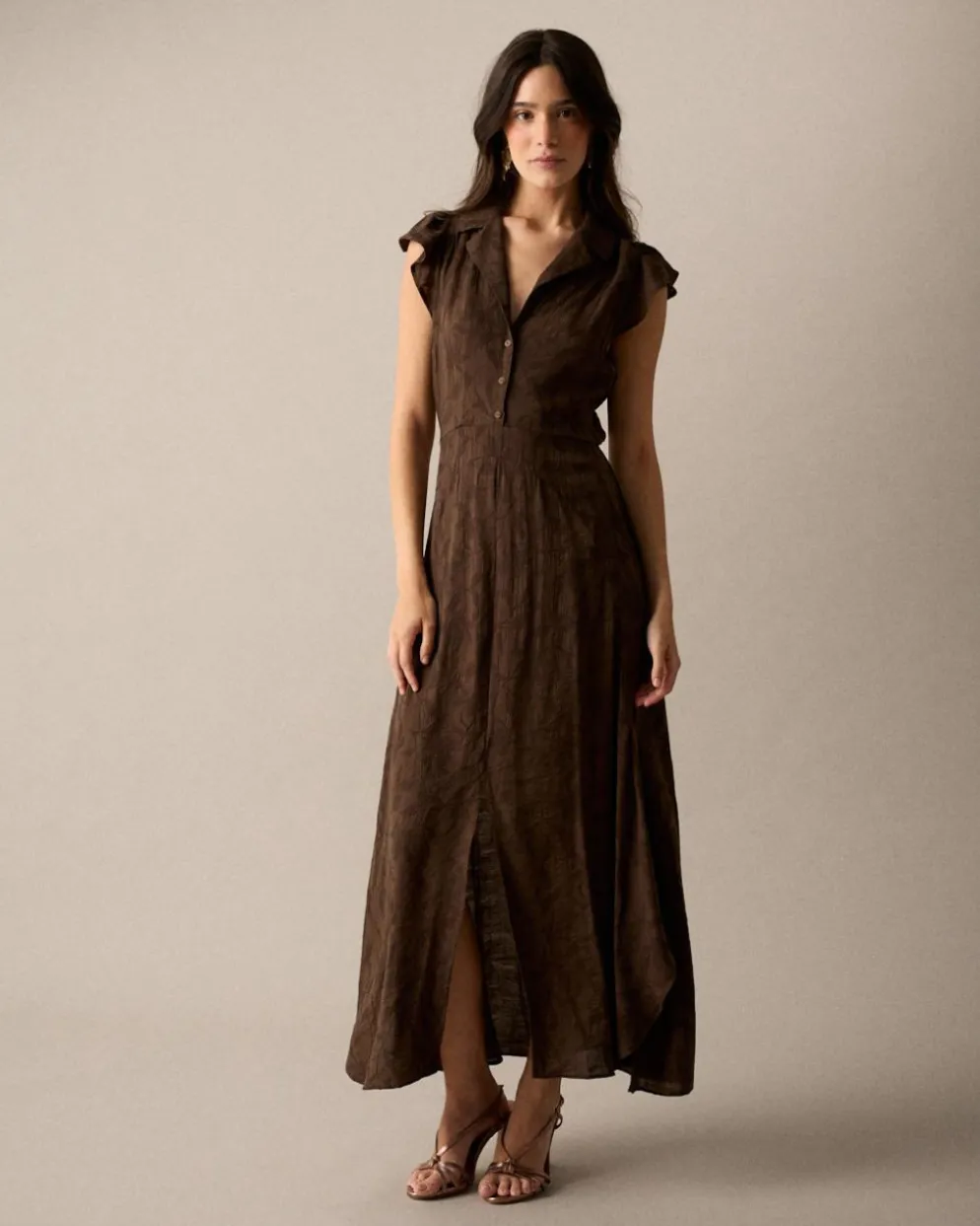 Vestido Marrón Eire