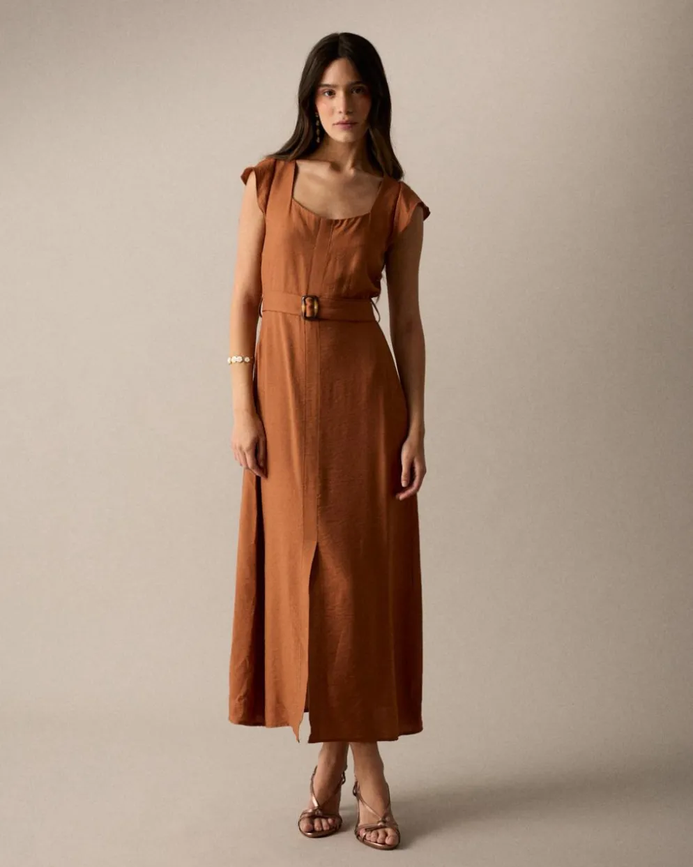 Vestido Marrón Lola