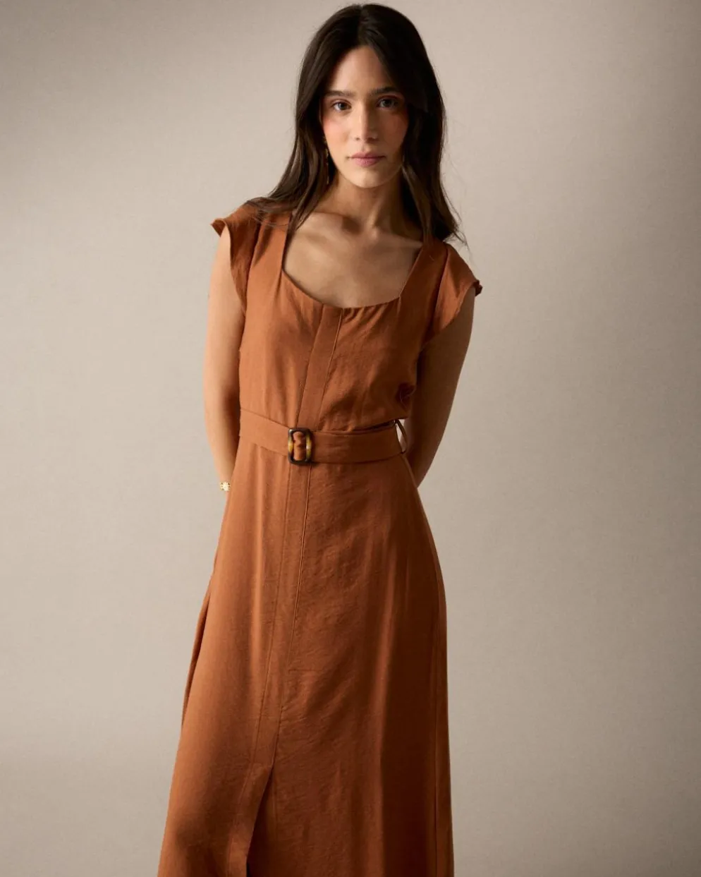 Vestido Marrón Lola