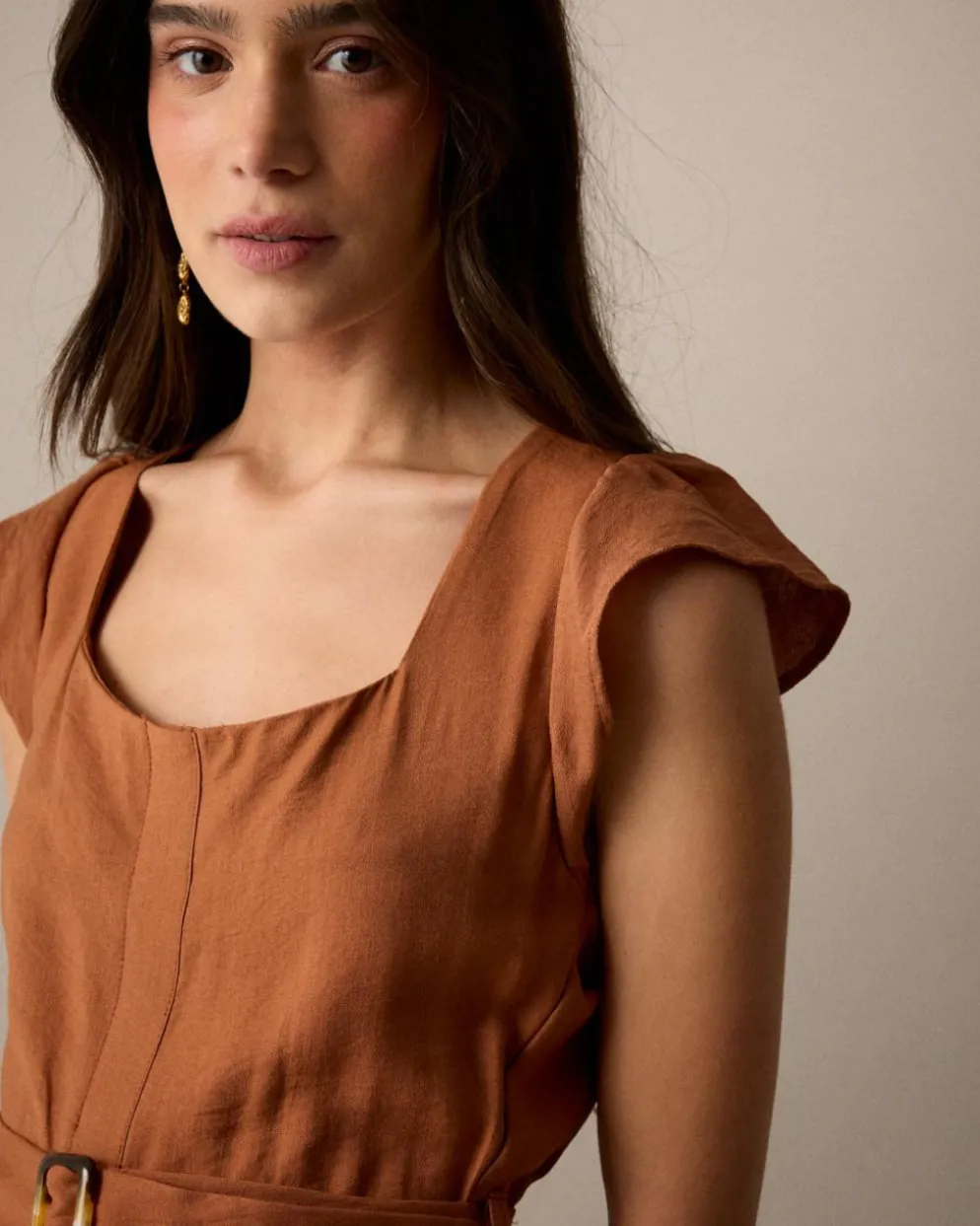 Vestido Marrón Lola