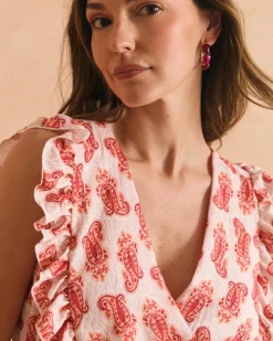 Vestido Motivos Coral