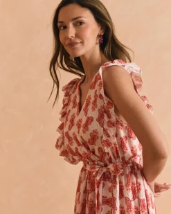 Vestido Motivos Coral