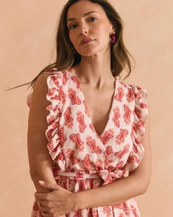 Vestido Motivos Coral